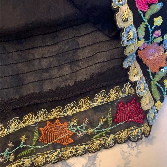 Escada black silk skirt - Picture 12 of 13